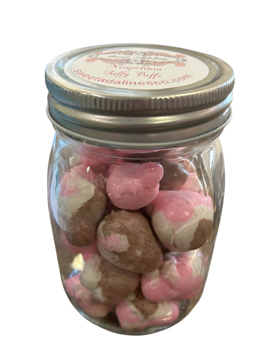 Neapolitan Taffy Puffs Jar